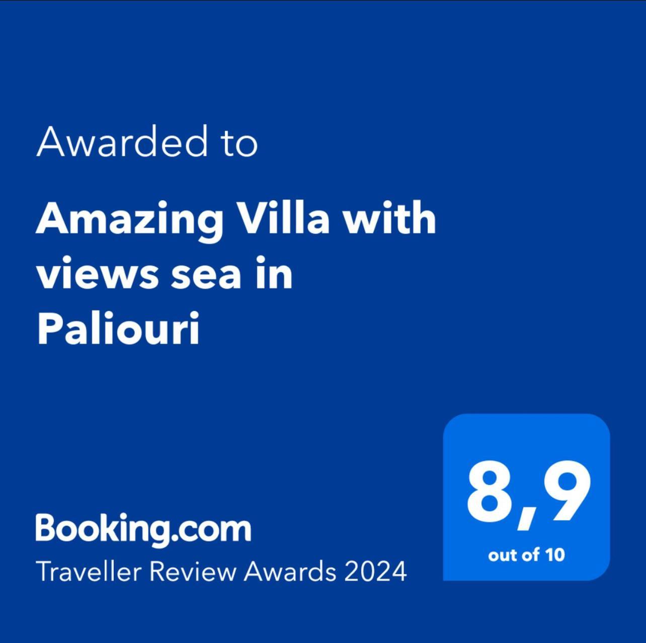 Amazing Villa With Views Sea In Paliouri Extérieur photo
